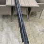 Black PVC Electrical Panel Trunking. 25x30mm. 2m Lengths Image 3