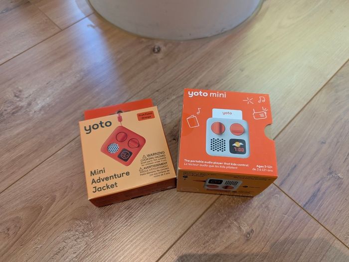 New Yoto Mini + orange case