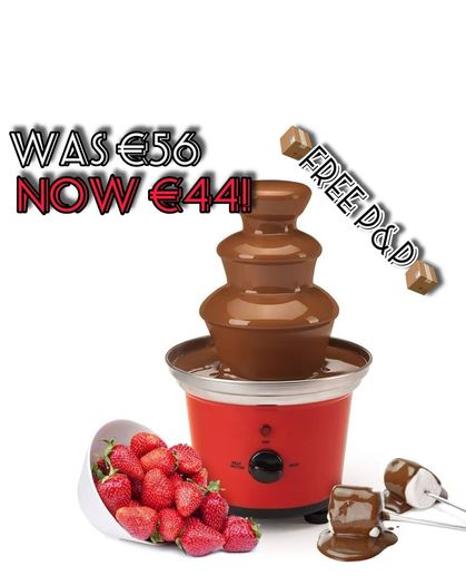 NEW SALE | Gourmet Belgian Chocolate Fountain Fondue Large Set | 500ml Capacity Electric 3-Tier Machine with Hot Melting Pot Base