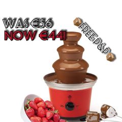 NEW SALE | Gourmet Belgian Chocolate Fountain Fondue Large Set | 500ml Capacity Electric 3-Tier Machine with Hot Melting Pot Base