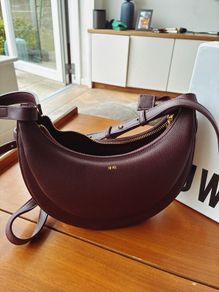 JW PEI Carly Saddle Crossbody Bag - Burgundy - Like New with Box