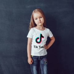Tik tok t-shirts for kids with tik tok logo