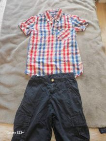 Boys Tommy Hilfiger Shirt and Shorts and Lego Hoodie Size 6 years