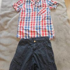 Boys Tommy Hilfiger Shirt and Shorts and Lego Hoodie Size 6 years