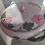 Franciscan Made In England Desert Rose Serving Bowl/ Lid 2 Pc Set 8 In Diameter Pink Floral Image 8