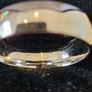 18k White Gold Men's Wedding Band Image 9