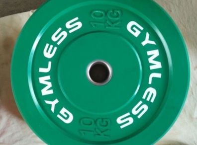 10 kg Olympic Bumper Plates Pair Warehouse Clearance