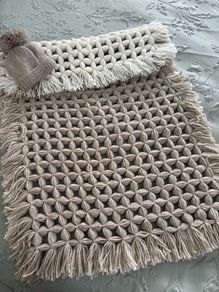 hand knitted baby blankets and cardigans