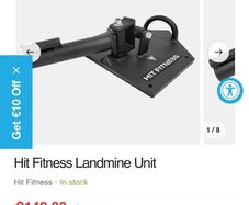 Full Commercial Gym Landmine Heavy Duty Unit!!