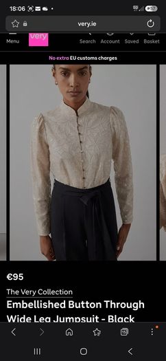 Womans embellished jumpsuit RRP 95suitable for wedding/ special occasion