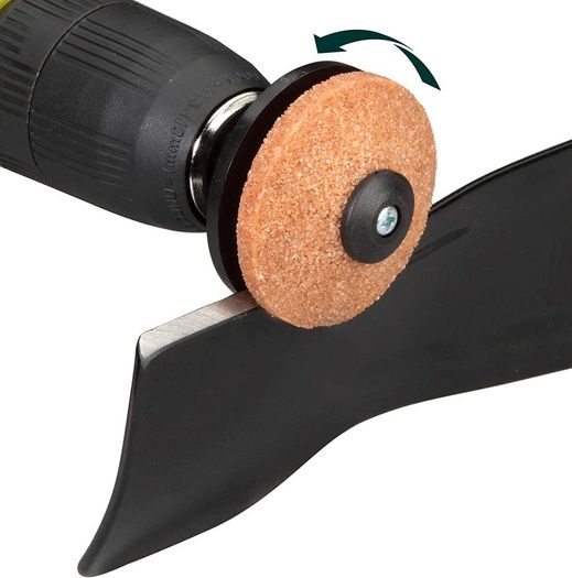 Multi-Purpose Blade Sharpener for Rotary Lawn Mower, Spades, Hoes, Lawn-Edgers, Shears, Axes and Other Garden Tools