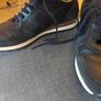 Dune London Thame Navy Leather Trainers  EU 46 Image 2