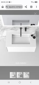 AQUAROC corian  sink/basin - brand new in box