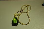 Amber necklace copal