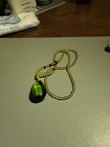 Amber necklace copal
