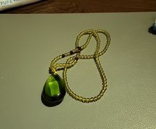 Amber necklace copal