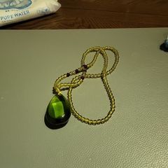 Amber necklace copal