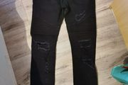 Men's black skinny jeans