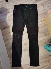Men's black skinny jeans