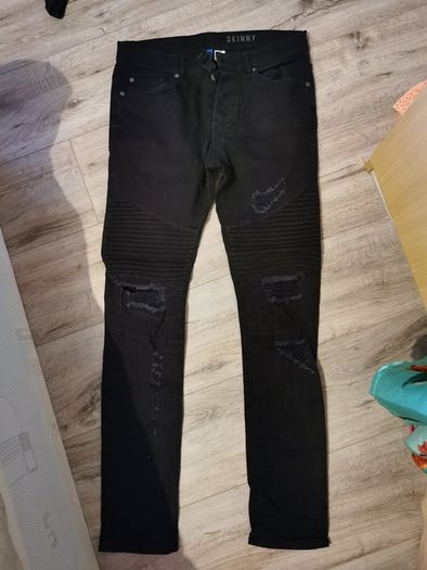 Men's black skinny jeans