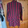 Current/Elliott Red Denim Plaid Dress Image 5