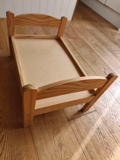Wooden Doll Bed