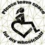 Wheelchair Car Sticker Image 2