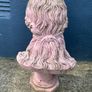 Large Vintage reconstituted stone Greek lady bust Image 4