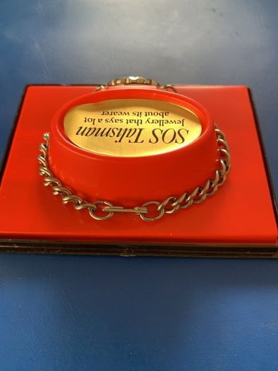 Silver Emergency Bracelet