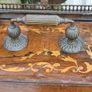 Antique Dublin Inlaid Wood Coal Bin Fireplace Fire Scuttle Box 1850 Image 6