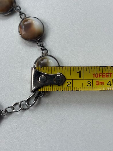 Sterling Silver Shiva Eye Shell Bracelet