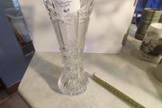 Lovely Bohemian Crystal Vase.