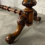 Victorian Burr Walnut Stretcher Table. Image 6