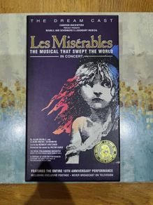 Les Miserables The Dream Cast In Concert VHS