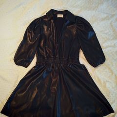 SAVIDA Leather Dress