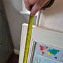 large framed map of the world Image 5