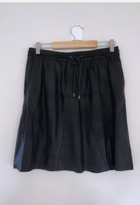 Selected Femme mini leather skirt