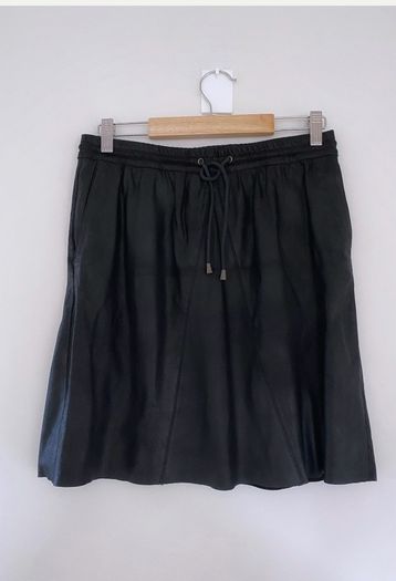Selected Femme mini leather skirt