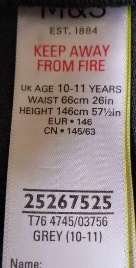 M&S School uniform 10-11yrs
