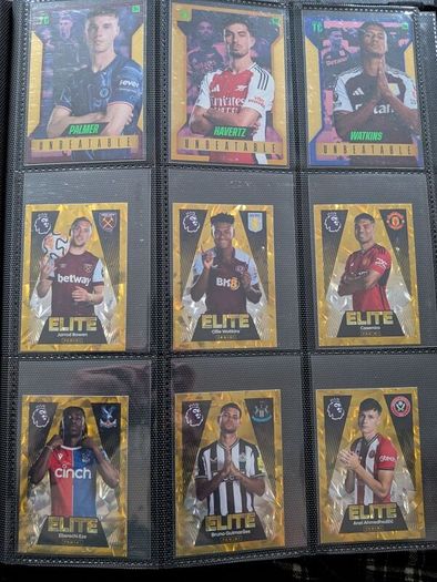 Football Cards Merlin Numbered Coca-Cola Holo Giants Elite Stickers