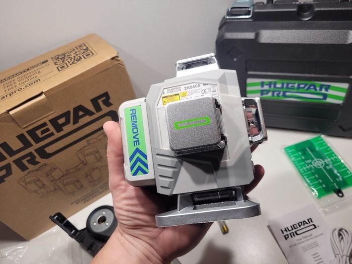 4D Trade rated PRO-series Huepar Laser Level self-leveling