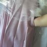 Pink Satin Debs dress Image 4