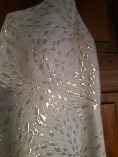 Cream and Gold dress Size 10
