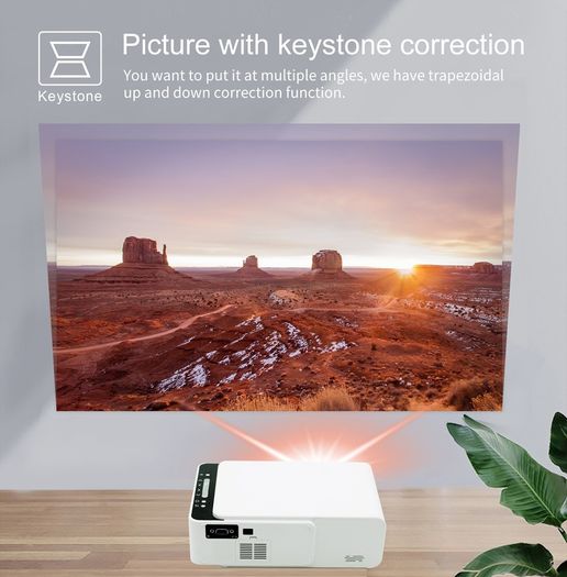 Mini Portable Projector Full Hd Led Mobile Video Support Wifi