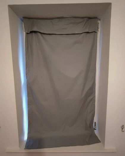 2pc window Curtain, Fabric Blackout, String Curtain For Home