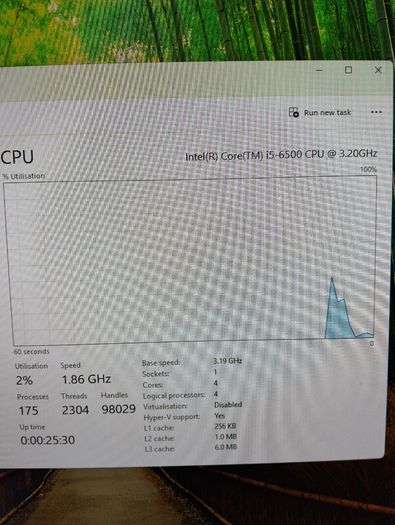 HP ProDesk 600 G3 SFF (i5 6th Gen) and power cable