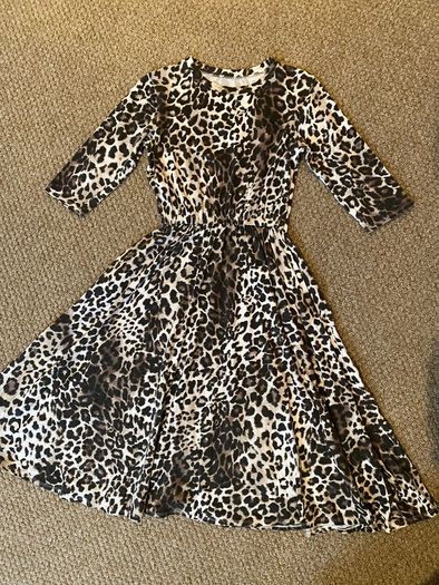 leopard print dress