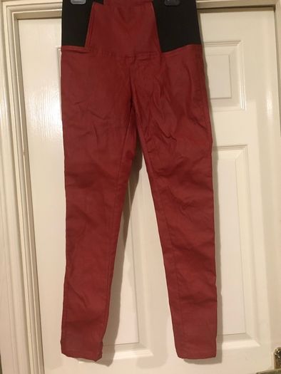daysie leather look jeans