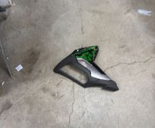 Kawasaki Versys 650 tank cowling in black for models from 2022 to 2024