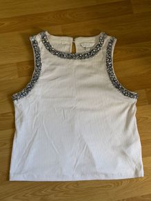 Sienna Miller x M&S top with diamante details Size 16